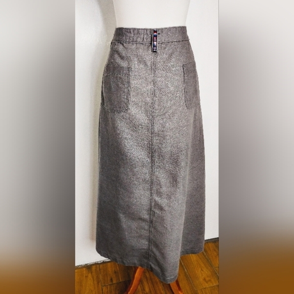 BE GIRL BUTT LIFTER DENIM MAXI SKIRT - Picture 2 of 10